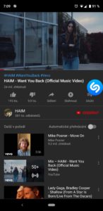 Shazam dostává „bublinu“ pro rozpoznání hudby ve smartphonu