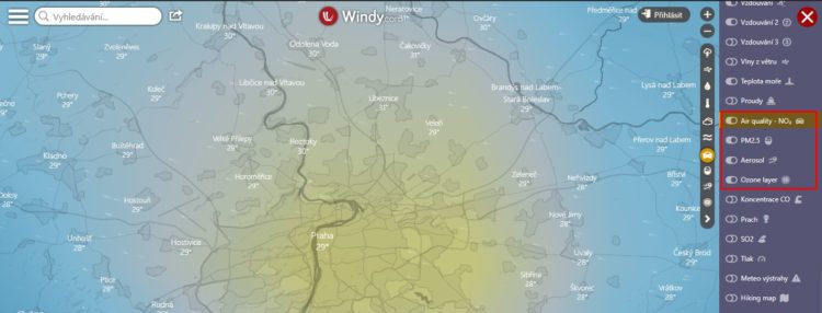 Windy začíná spolupracovat s evropským programem Copernicus, získává 4 nové vrstvy