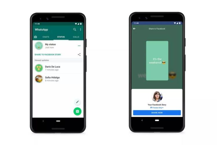 WhatsApp Status bude možné sdílet do dalších aplikací