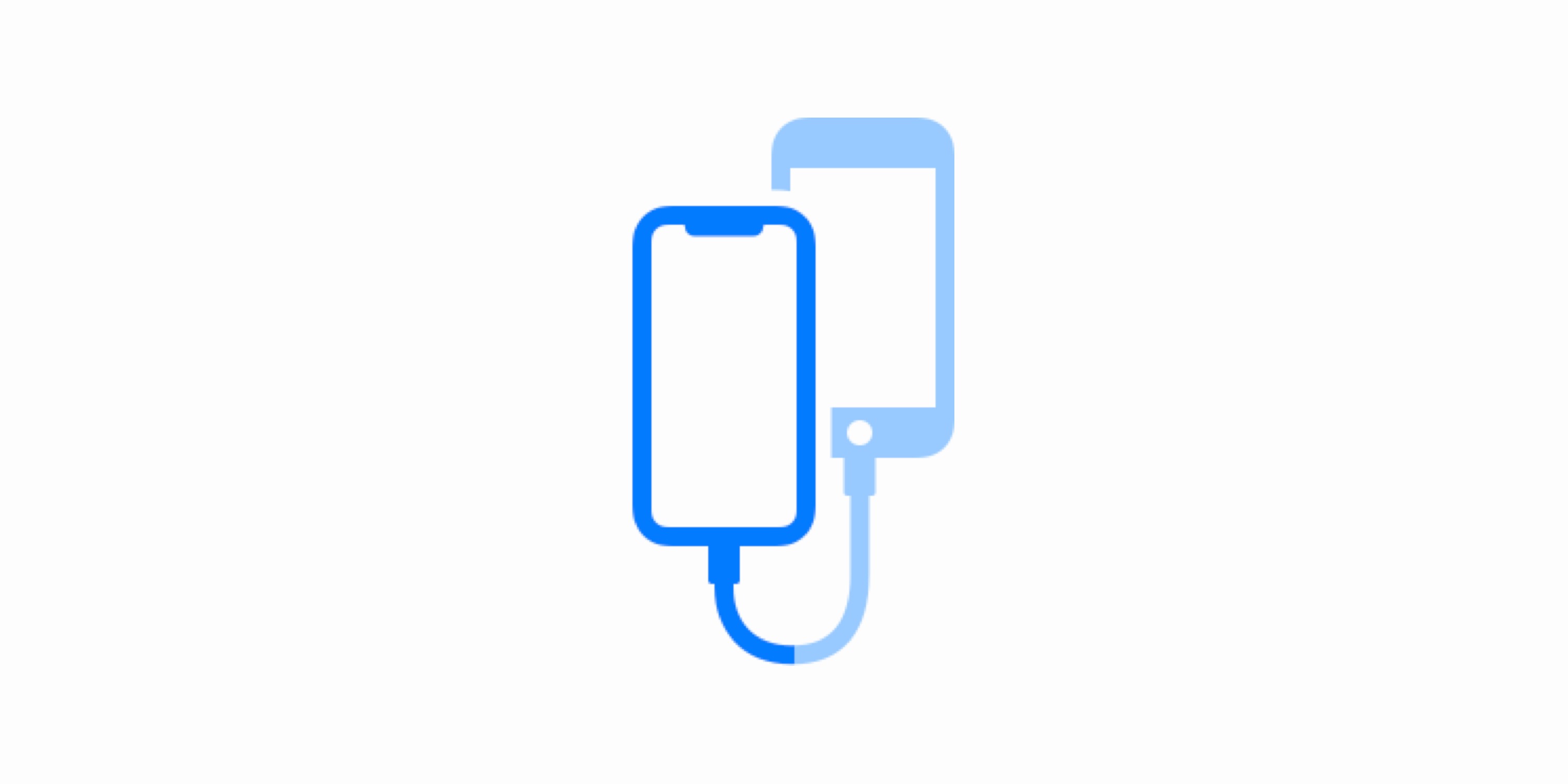 iOS 13 údajně umožní uživatelům propojit dva iPhony jedním kabelem