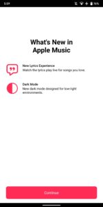 Apple Music pro Android se dočkal funkcí z iOS 13