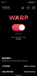 CloudFlare představil Warp, VPN zdarma pro Android i iOS