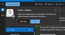 Outlook testuje integraci Gmail, Disk Google a Kalendář Google