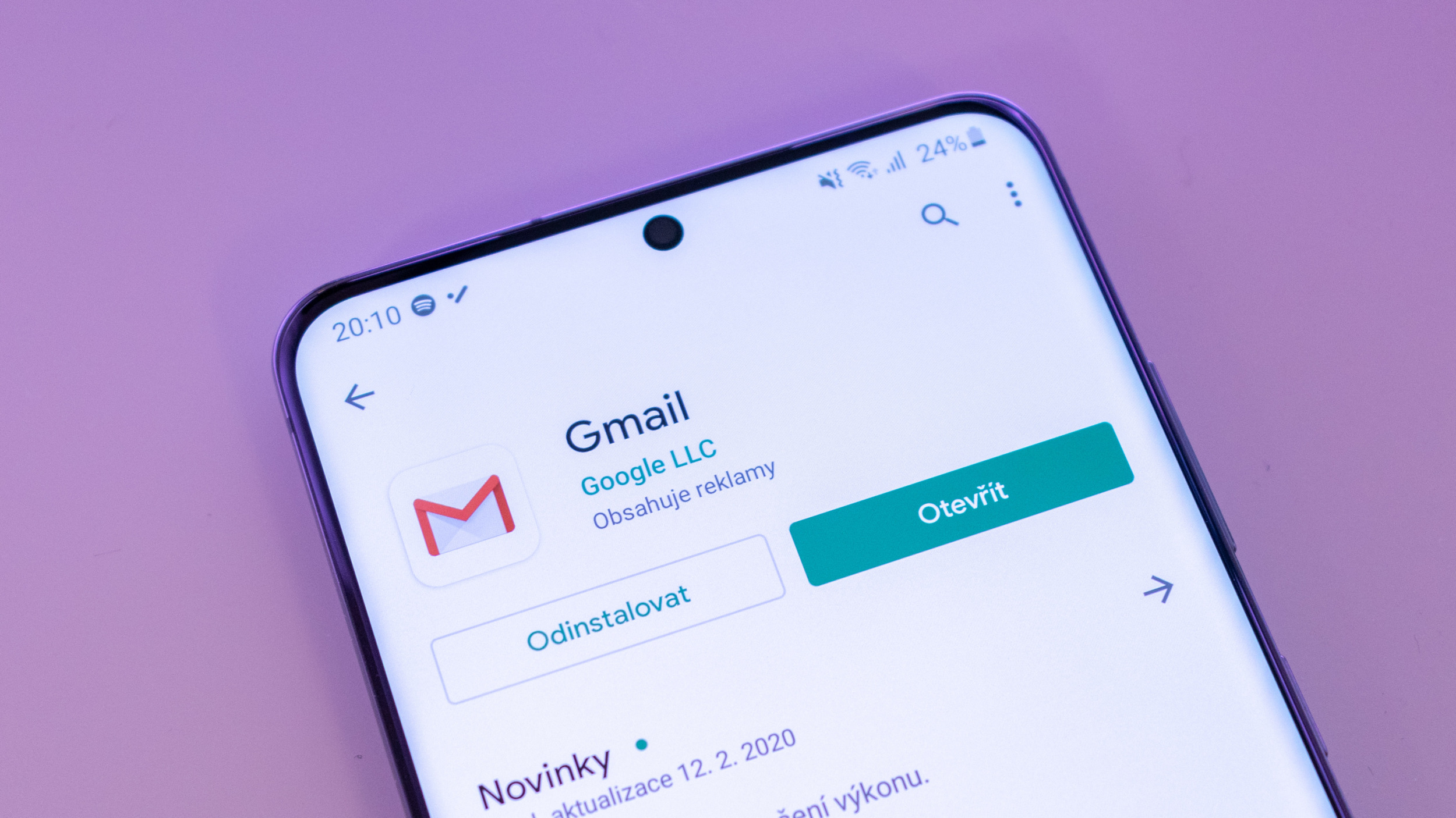 Google vylepšuje vyhledávání v Gmailu na mobilu