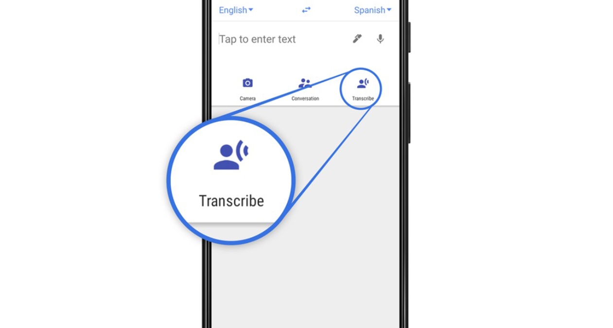 Google Překladač dostává funkci živého přepisu