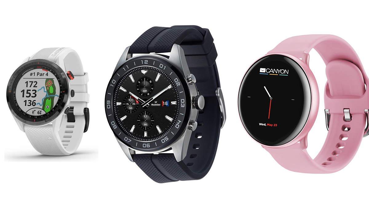 Chytré hodinky nově v obchodech –  LG Watch W7, Bip S, Garmin Approach S62