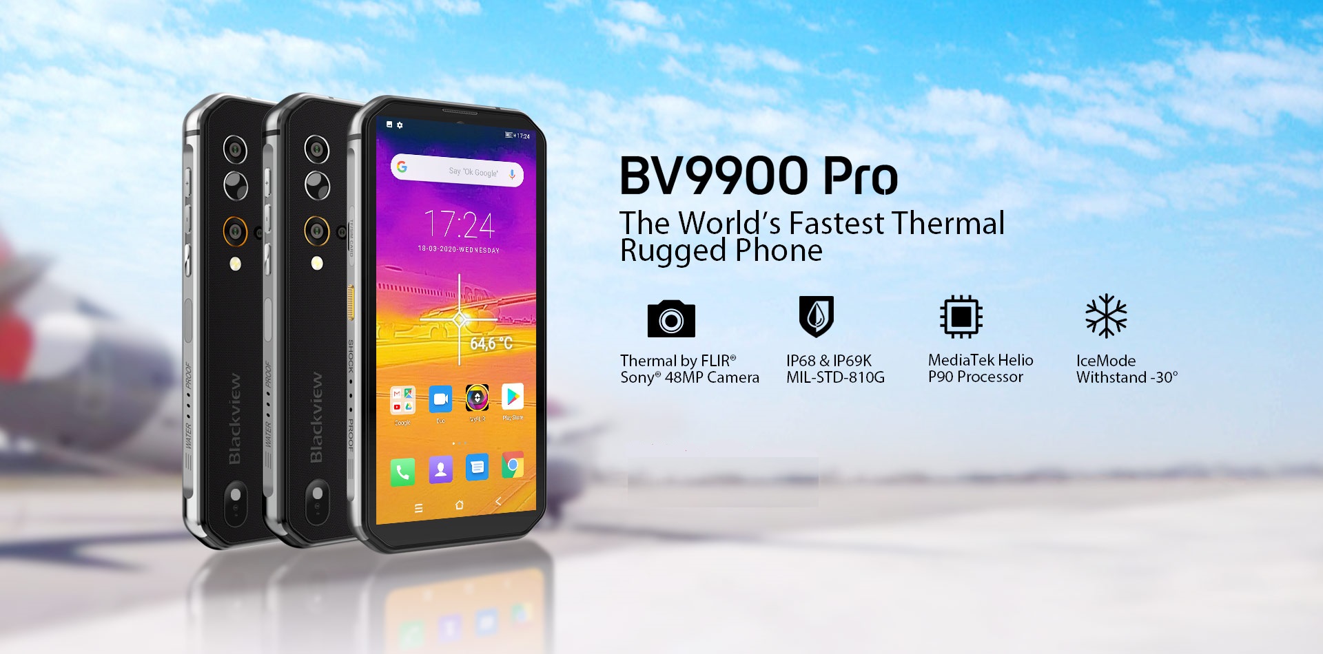 Blackview připravil model BV9900 ve verzi Pro