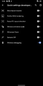 Android 11 Wireless Debugging Quick Setting Tile 2 600x1200x