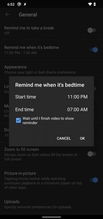 YouTube Bedtime Reminders 2 568x1200x