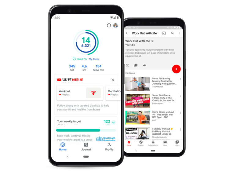 Google Fit díky třetí straně umí pracovat s více daty
