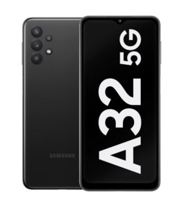 Samsung Galaxy A32 5G SM A326B Black Single Cut Out RGB klein 1 9921x11220x