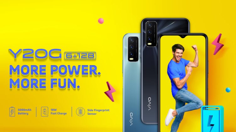 Vivo Y20G je šestá novinka z řady Y20