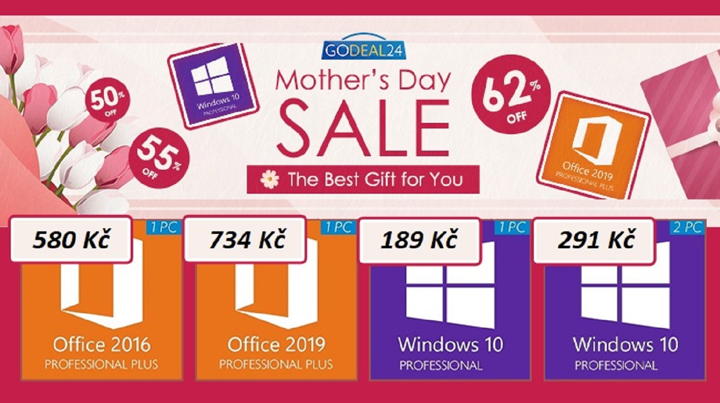 Nadělte ke dni matek dárek z řady produktů Microsoft se speciální slevou až 62 % [sponzorovaný článek]