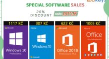 Nezmeškejte jedinečné 25% slevy na Windows 10 a další software od Microsoftu na Bobkeys.com! [sponzorovaný článek]