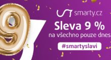 Poslední šance ušetřit 9 % opravdu na všem! Nový mobil nebo počítač nejlevněji ve Smarty.cz. Pouze dnes! [sponzorovaný článek]