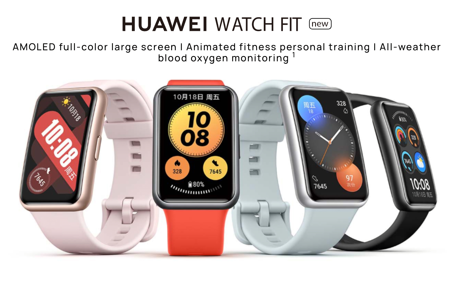 Huawei Watch Fit New jsou vylepšenou verzí hodinek Watch Fit
