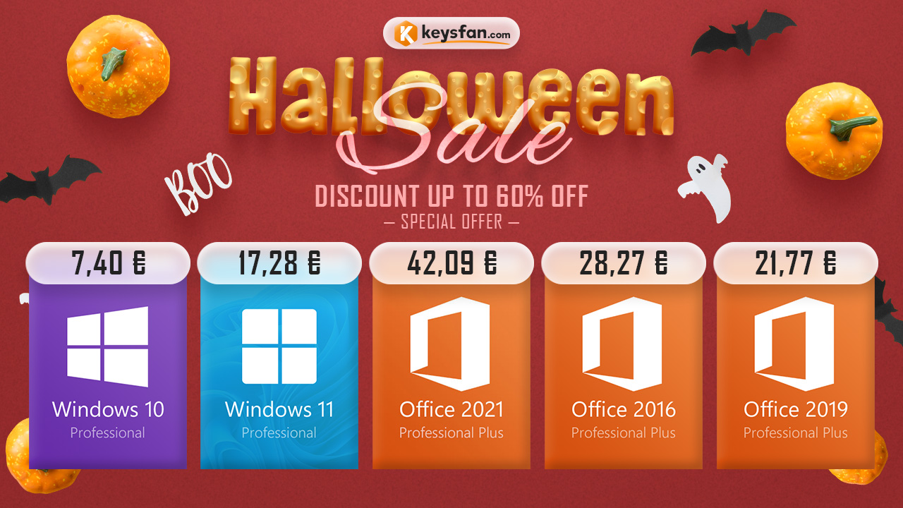 Halloweenská slevová akce na produkty Microsoft je tady! Ušetřete až 60 % právě nyní. [sponzorovaný článek]