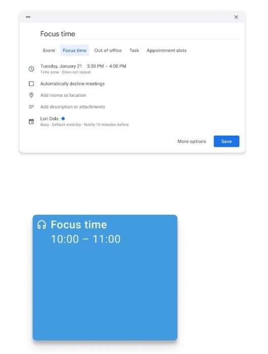 google focus time 592x783x
