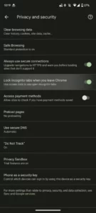 Chrome Incognito fingerprint Android 2 461x1024x