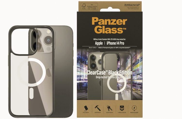 PanzerGlass ClearCase Black Edition iPhone 14 Pro