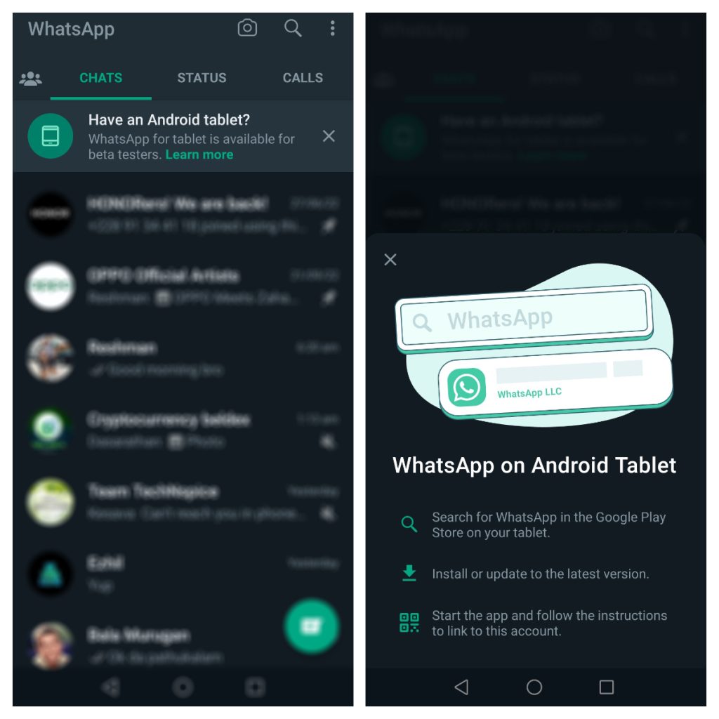 WhatsApp for tablet – banner 1024x1024 1024x1024x