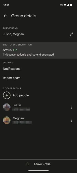 messages rcs end to end encryption group chats stable 1 1080x2400x