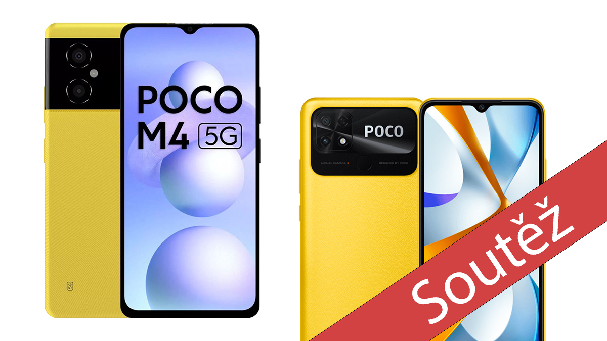 Soutěž o mobily POCO C40 a POCO M4 5G