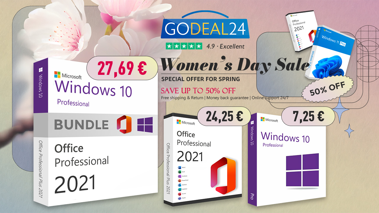 Slevy ke dni žen na Windows a Office produkty jsou zde, nepromeškejte Windows 11 za pouhých 10,25 EUR [komerční článek]