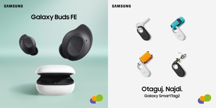 Samsung Galaxy Buds FE SmartTag2 2160x1080x