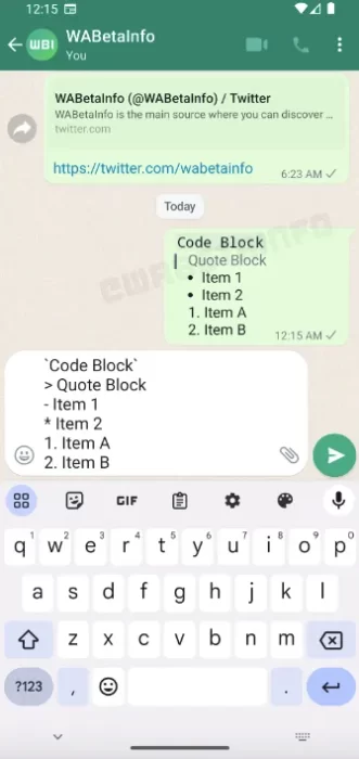 whatsapp text formatting tools wabetainfo 335x708x