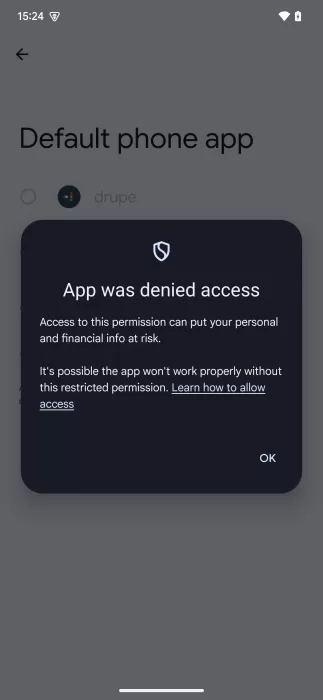 android 15 sideload restriction 3 1440x3120x