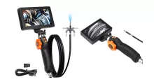 VEVOR Borescope Endoskop ZX2-D2 – precizní inspekční kamera s 180° kloubem a 5” IPS displejem nyní ve slevě