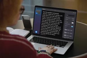 Apple accessibility features Magnifier on Mac 3840x2560x