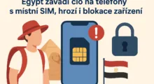 Pozor na lokální SIM karty v Egyptě, mohou vám zablokovat telefon