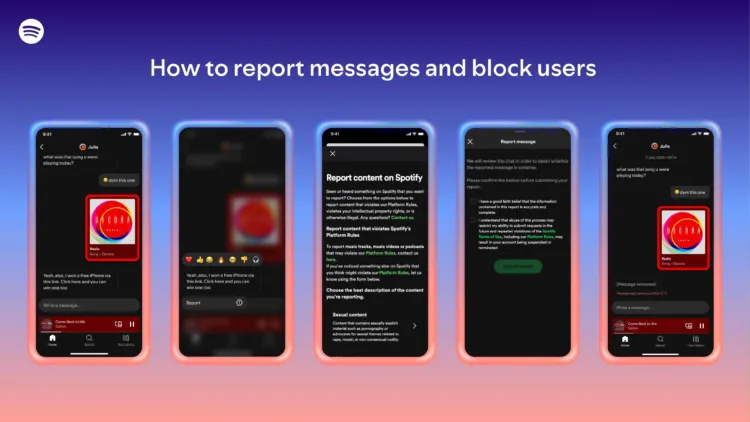 How to report messages and block users 3840x2160x