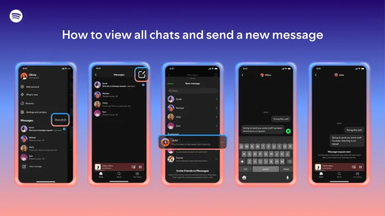 How to view all chats and send a new message 3840x2160x