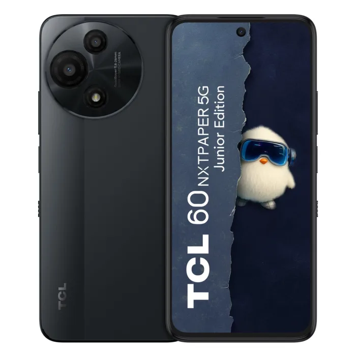 TCL 60 NXTPAPER 5G Junior Edition Space Gray Front & Back FHD FHD 1920x1920x