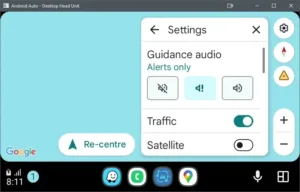google maps android auto guidance setting 802x512x