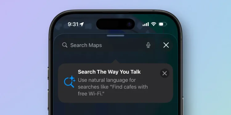 ios 26 maps search ai 2000x1000x