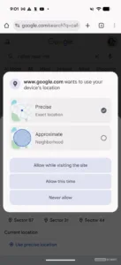 Google Chrome Approximate Location 658w 1440hjpeg 658x1440x