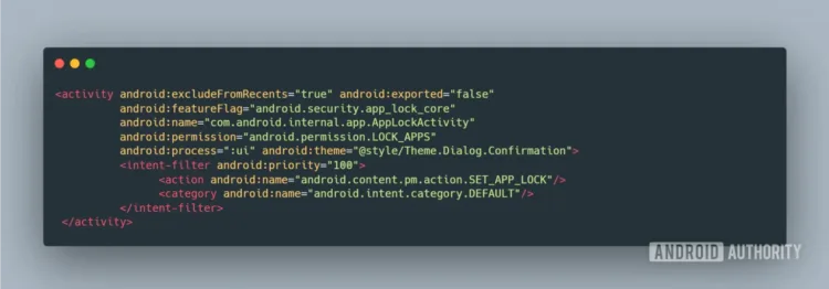 AppLock Activity in 2512 Android Canary release 1536w 537hpng 1536x537x