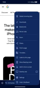 Chrome Reading more design 1 1080x2340x