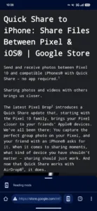 Chrome Reading more design 2 1080x2340x