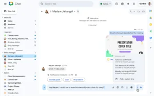 Clicking on the down arrow next to the Sent button brings up the Schedule send menu 1600x1000x