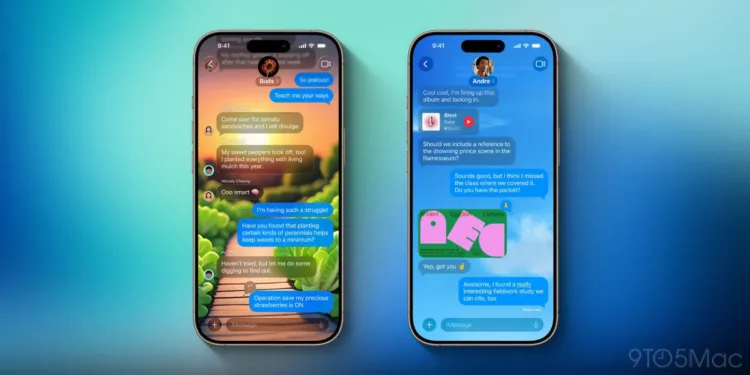 Messages app backgrounds 1600x800x