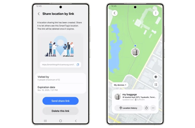 Samsung Corporate Technology Turkish Airlines Galaxy SmartTag2 SmartThings Find main2 FF 1000x657x