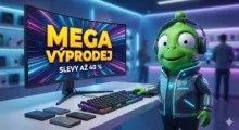 Výrazné slevy na monitory, herní klávesnice i rychlá SSD: Alza Mega Slevy
