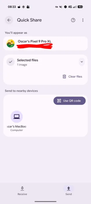 Quick Share AirDrop Pixel 9 1000w 2226hjpg 1000x2226x