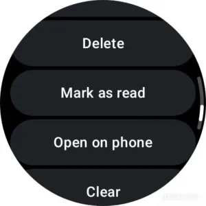 Gmail on Wear OS Mark as read buttonjpg 466x466x