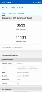 Screenshot 20260310 200249 Geekbench 6 1440x3120x